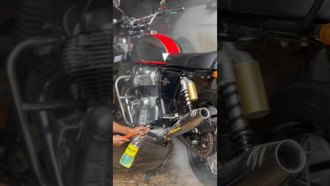 Diesel wash // chain washing // interceptor 650 // MANOJ M7 VLOG