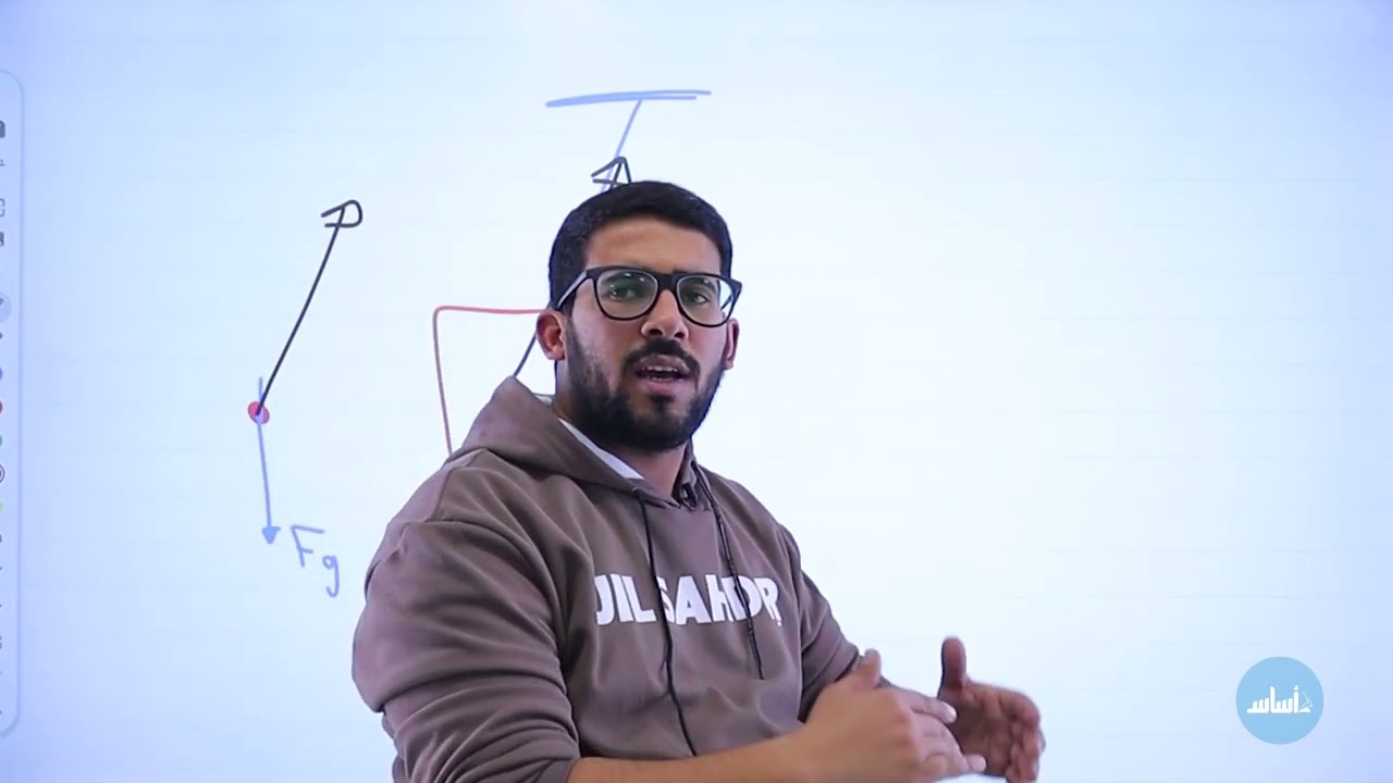 الدرس الثاني: تطبيقات على القوى (قوة الشد) || عاشر - الفصل الثاني - فيزياء - مع أ.معاذ أبو يحيى