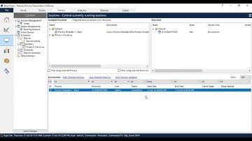 Blue prism - Running a process
