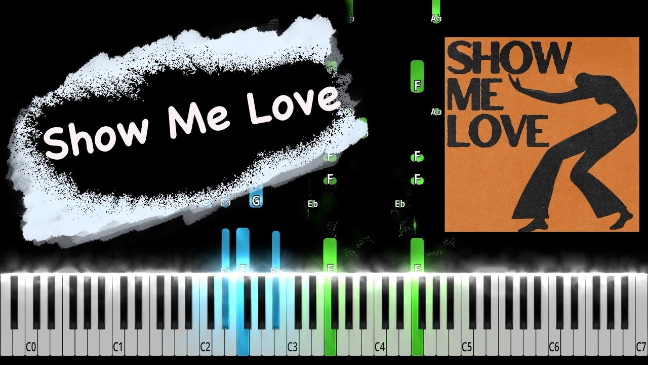 WizTheMc, bees & honey - Show Me Love Piano Tutorial