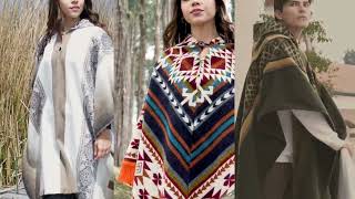 QISU Alpaca Wool Poncho,