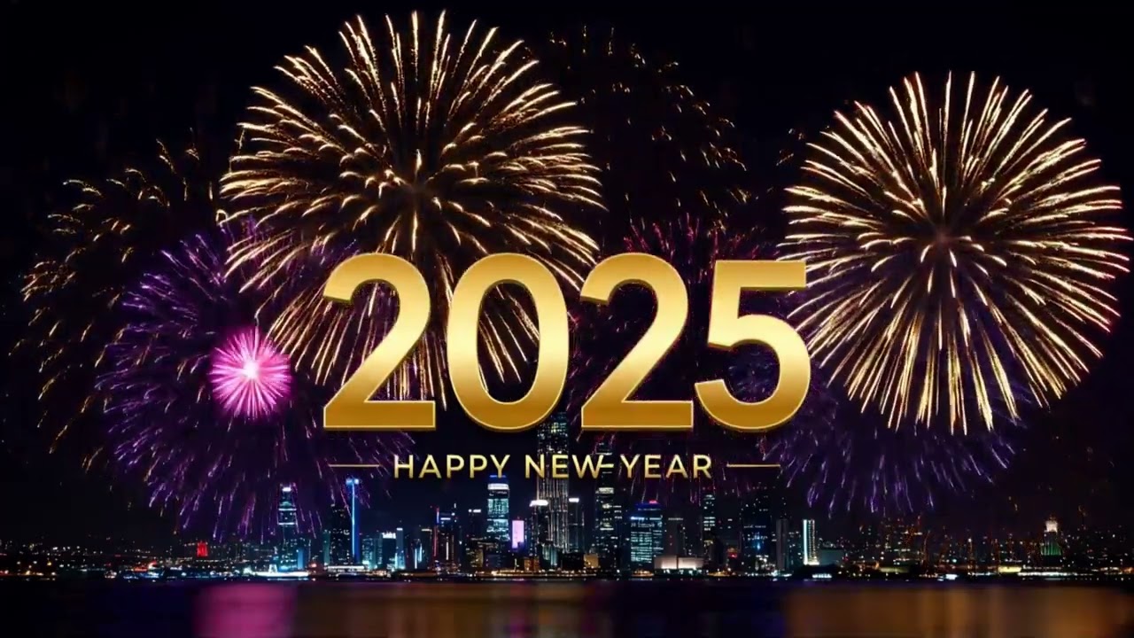 2025 New Year's Poster Celebrate in Style (No Music)(1 Hour)