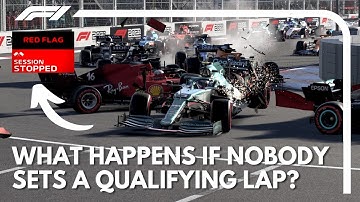 What Happens If Nobody Sets A Lap In Qualifying? | F1 2021 Game Experiment