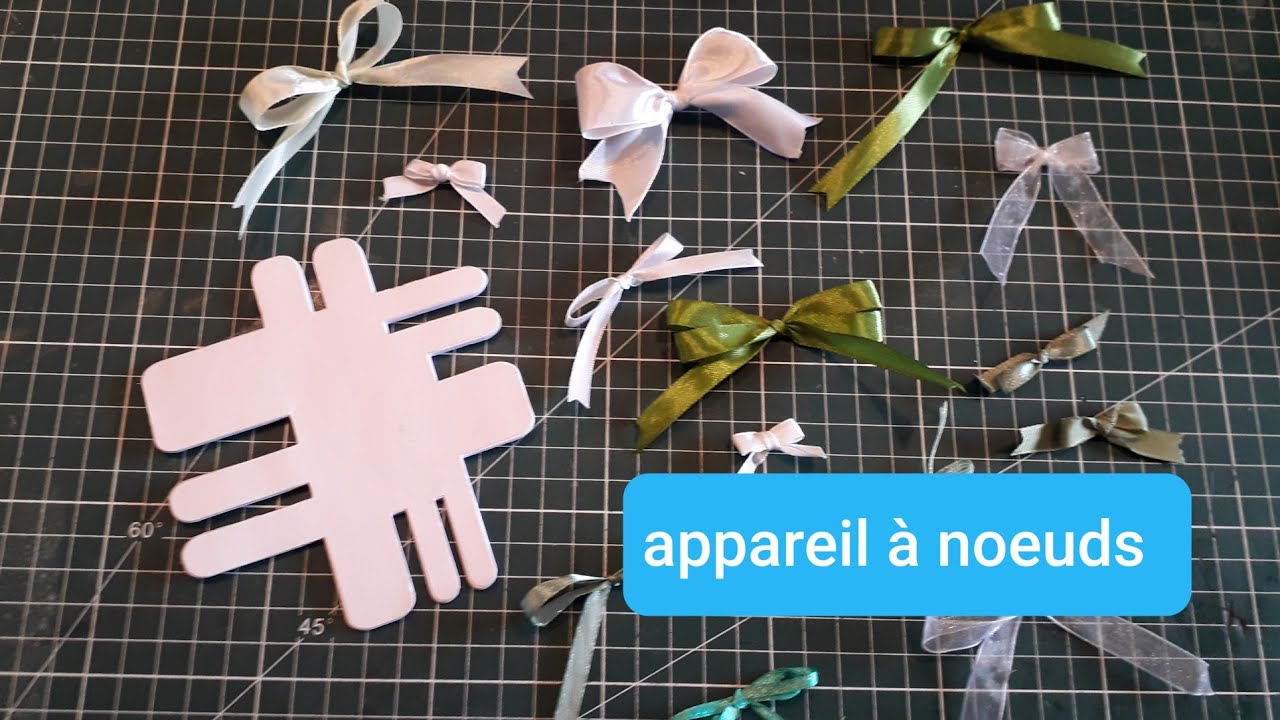 Astuce/ comment faire de beaux noeuds de toutes les tailles sans colle ni couture.