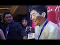 RAFFY TULFO GETS INTERVIEWED AFTER HE IS AWARDED MOST PHENOMENAL POLITICAL PERSONALITY OF THE YEAR