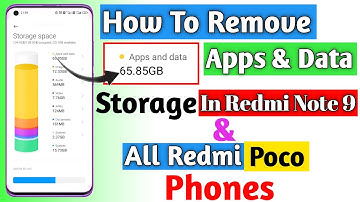 How To Remove Apps & Data Storage | All Redmi Xiaomi Mi Poco Phones