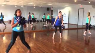Cheer clinic dance with counts