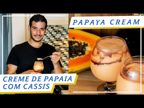 Papaya cream the fastest dessert you'll ever make! | Creme de Papaya | Brazilian Kitchen