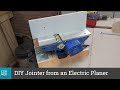 DIY Jointer from an electric planer