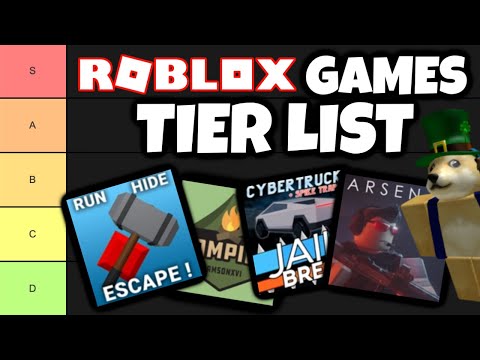 Official Roblox Games Tier List Youtube