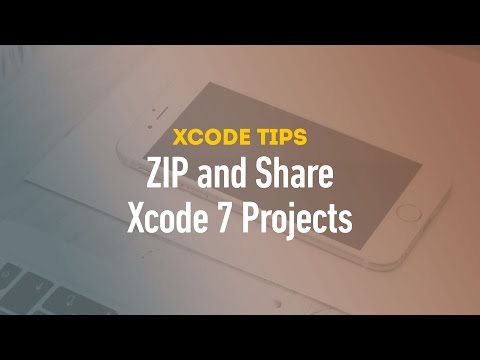 How to ZIP and Share Xcode 7 Projects with Images Add and Remove