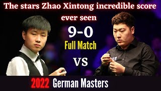 The stars Zhao Xintong incredible score ever seen - Full Match - FINAL 2022 German Masters