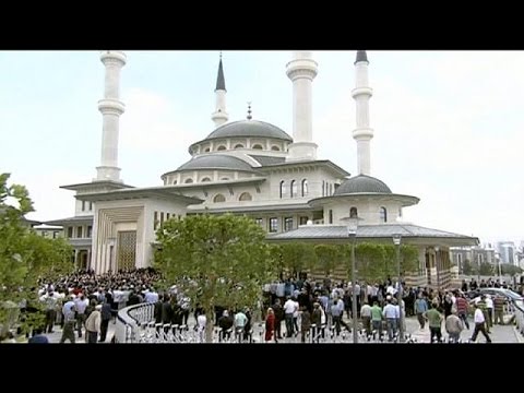 مسجد بزرگ کاخ ریاست جمهوری ترکیه افتتاح شد