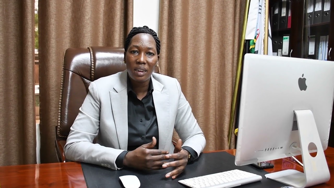 Chairperson of Twic Olympics organizing committee Achan Agoth, briefed the Media.