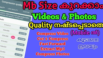 How to Compress your videos and Images without loss Quality