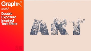 How to Make a Double Exposure Inspired Text Effect | Photoshop CC 2017 - GraphixTV
