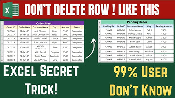 Excel Secret Trick! Delete Rows Without Breaking Your Data 😱 | Ctrl + Shift Hack