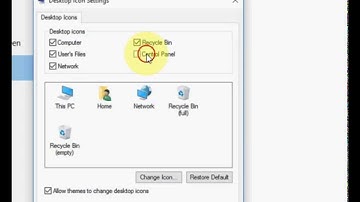Windows 10: How to Add Desktop Icon (This PC, Network, User, Control Panel)