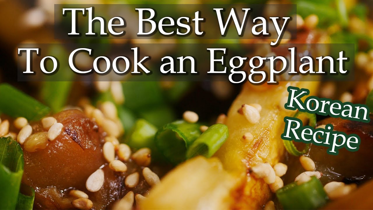 Korean Eggplant Salad YouTube