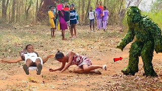 Craziest Reactions Ever: They will remember that FALL! Bushman Prank