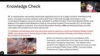 Daily Quiz ep281 Emergency Preparedness and Incident Command July 12 2026 BCSP