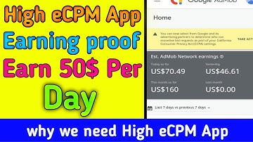 High eCPM Auto Impression App for Google Admob || How to get high eCPM in Google Admob in 2020