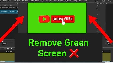 How To remove Green Screen in Shotcut, add Subscribe button to Video, añadir botón de suscripción
