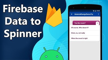 Firebase data to Spinner |  How to Retrieve Firebase Data | Firebase database