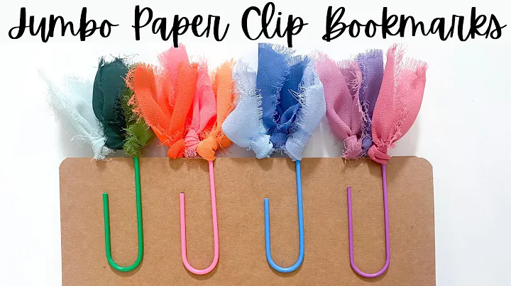 Jumbo Paper Clip Bookmarks