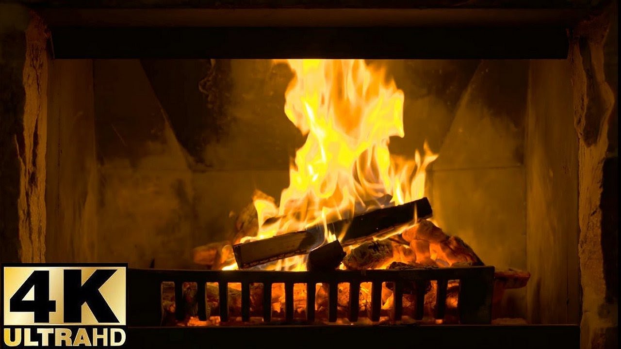 4K Cozy Fireplace YouTube