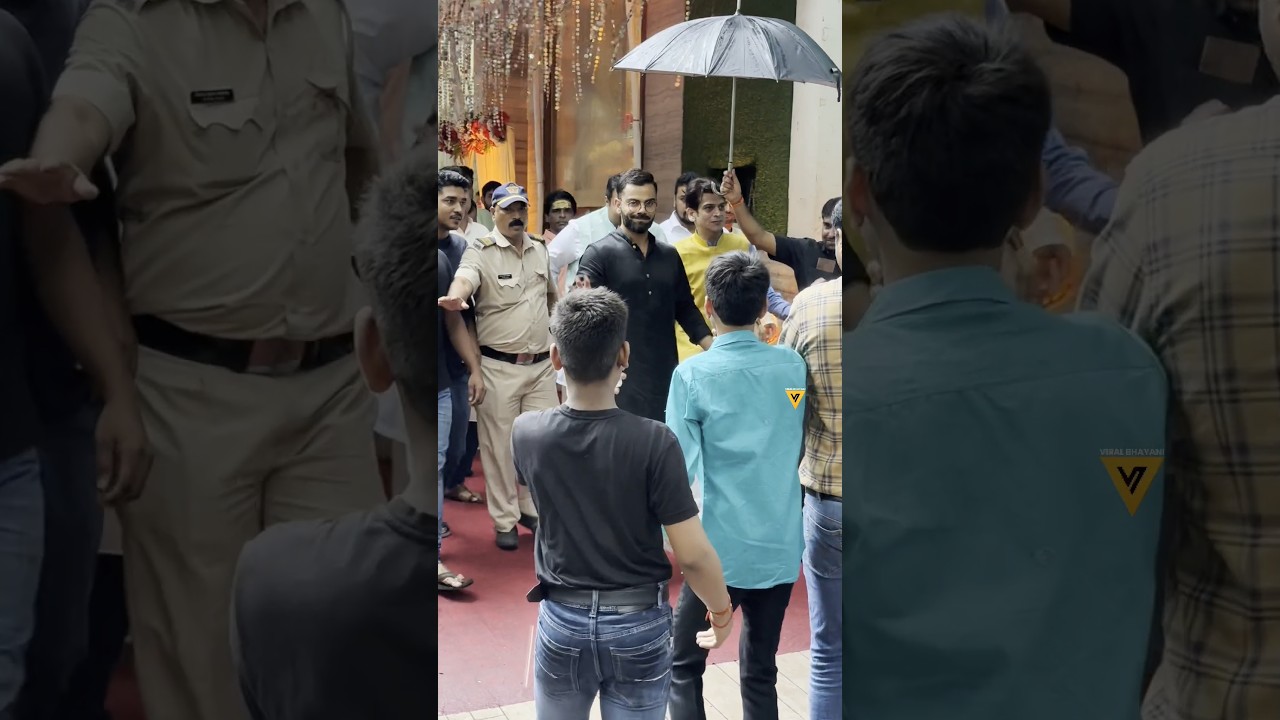 Virat Kohli Visits at Rahul Kanal's House for Ganesh Chaturthi Fest 😎🔥📸