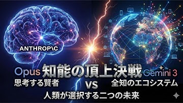 【深層解説】知能の頂上決戦：思考するOpus 4.5 vs 遍在するGemini 3。人類が直面する「二つの未来」