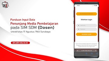 Panduan Input Data Penunjang Media Pembelajaran pada SIM SDM untuk Dosen