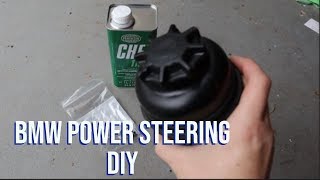 Easy BMW Power Steering Fluid and Filter DIY