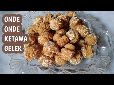 Cara Membuat Kue Gelek cara membuat onde onde ketawa/gelek yang renyah dan lembut didalam - YouTube