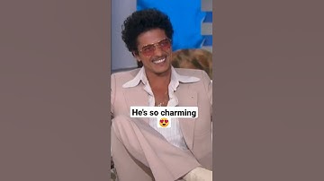 Thumbnail of Bruno Mars at The Ellen Show 😍