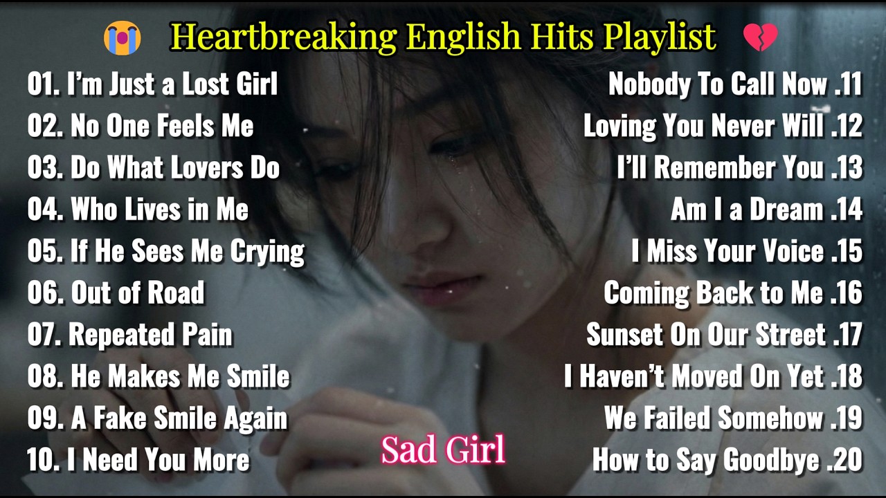 Heartbreaking English Hits Playlist 💔😭 English Love Ballads 2026 | Top Relaxing Nonstop Song 🔥🎶