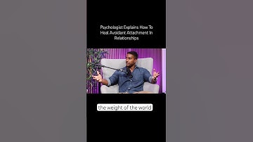 Psychologist Reveals How 2 Heal Avoidant Attachment #avoidantattachment #attachment #therapy #shorts