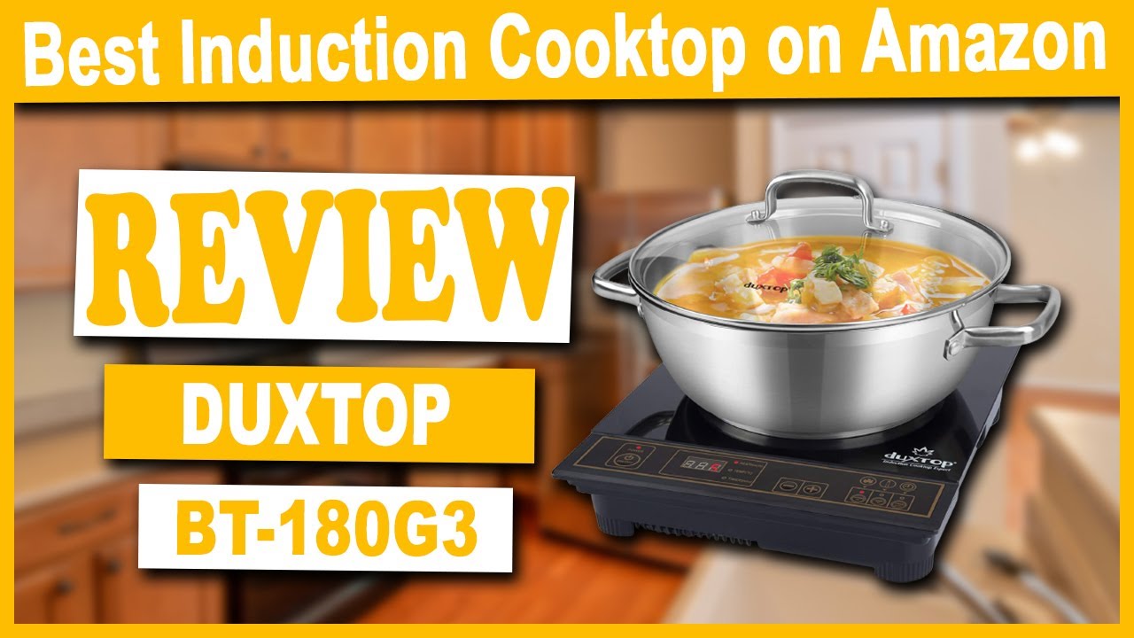 Duxtop 1800W Portable Induction Cooktop Countertop Burner, Gold  8100MC/BT-180G3