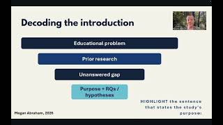 Reading an Empirical Article Part 1