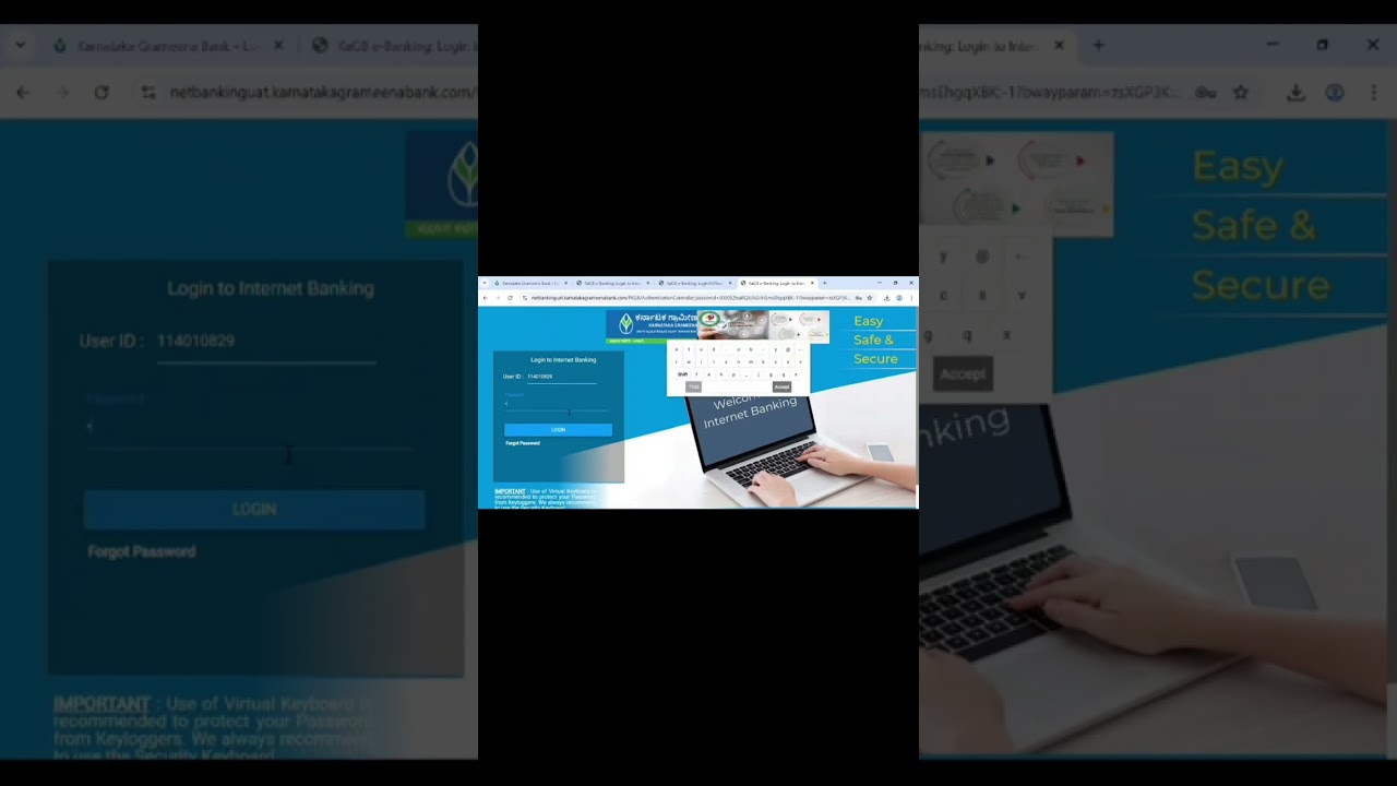 Karnataka Grameena Bank Internet Banking  Login & Activation Guide