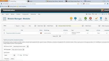 Shoutcast Stream Audio Player Joomla Module