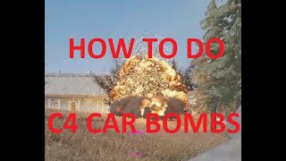 PUBG: How to do Vehicle C4 Bombs