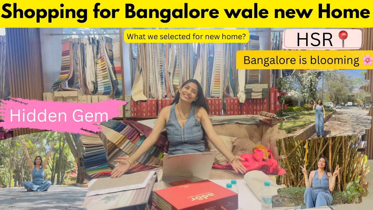 Shopping for Bangalore new home || HSR || Interior stuff selection 