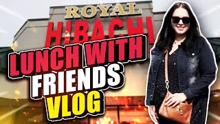 Lunch with friends Vlog | Lunch at Royal Hibachi Restaurant. #hibachi #lunchtime #livecookingshows