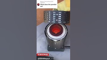 Here is what Borax do when melting GOLD. #shorts