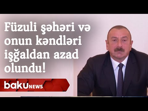 Füzuli şəhəri və onun kəndləri işğaldan azad olundu - Baku TV