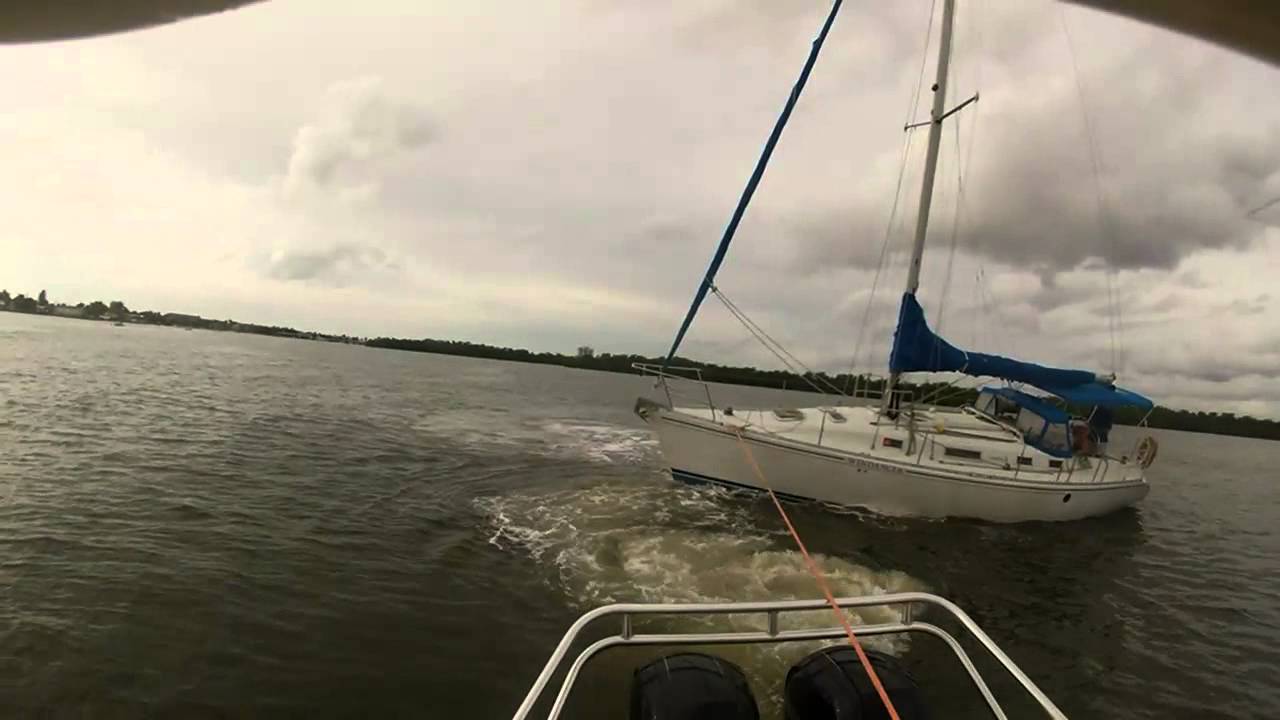 sailboat aground YouTube