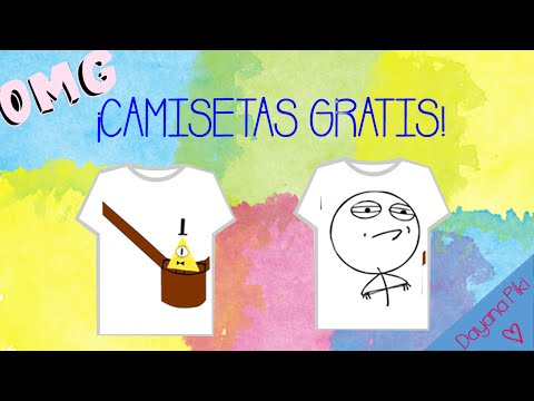 Como Hacer Y Conseguir Gratis Las Camisetas En Roblox Youtube - como tener una t shirt para decorar tu camisa roblox