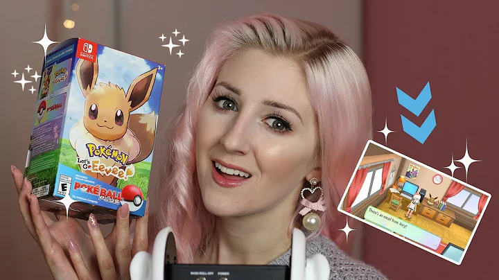 Pokémon Let's Go Eevee LET'S PLAY! (ASMR Ear to Ear + gameplay/game controller sounds)